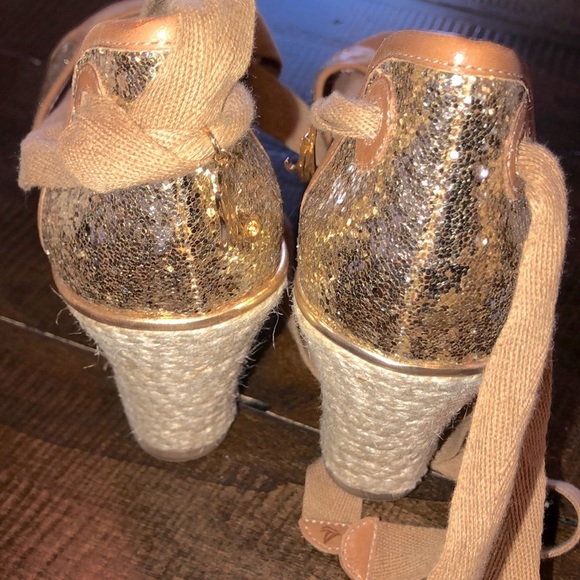 Milly for Sperry Top Spider size 8 M sequin wedges - Picture 5 of 5